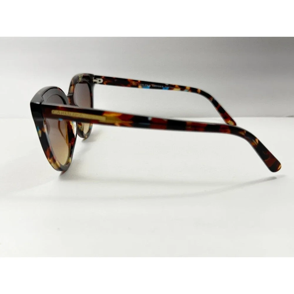 CAROLINA LEMKE CL7728-4 Women's Sunglasses Tortoiseshell Brown 52mm Cat Eye